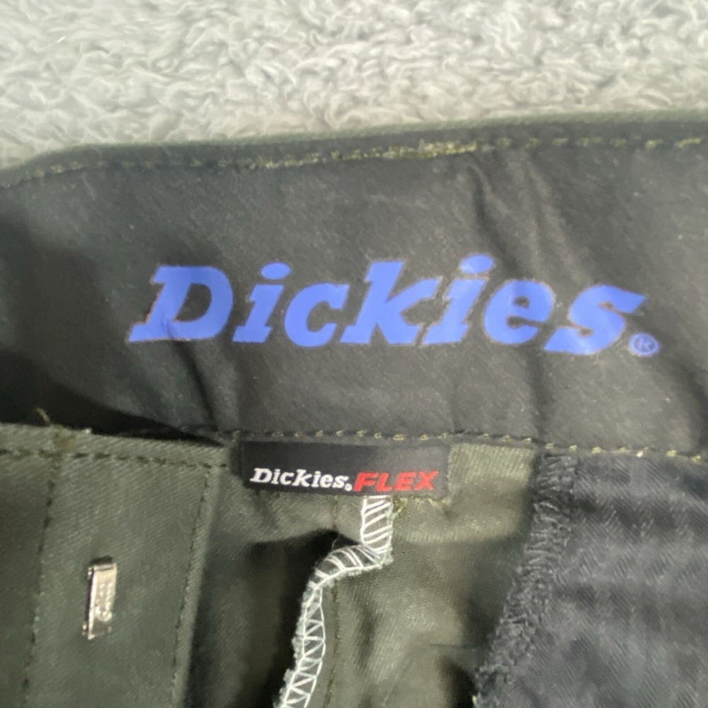Dickies Pants 30x30 Green Slim Fit Tapered Leg‎ Flex Twill NWT - Picture 6 of 15